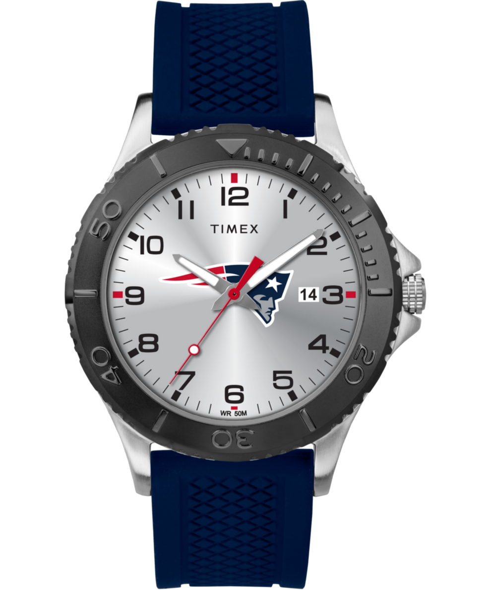Gamer Blue New England Patriots Watch Timex Tribute NFL