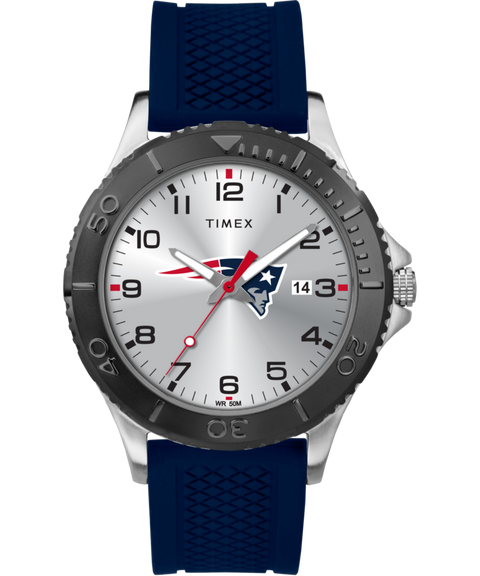 Gamer Blue New England Patriots Watch | Timex Tribute NFL