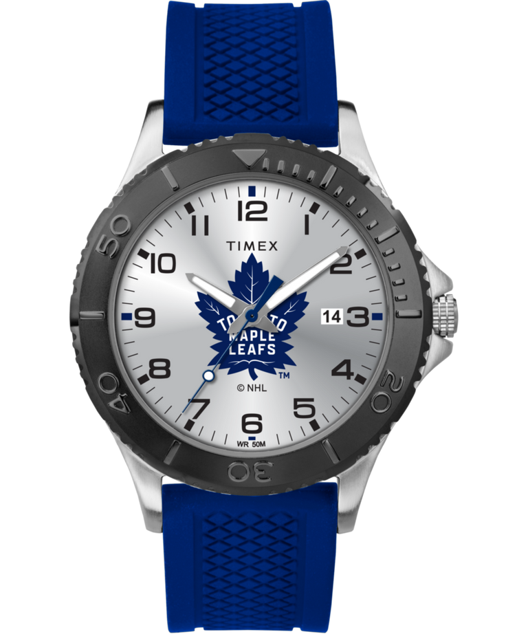 TWZHMAPMN Imagen principal de los Toronto Maple Leafs en azul real para jugadores