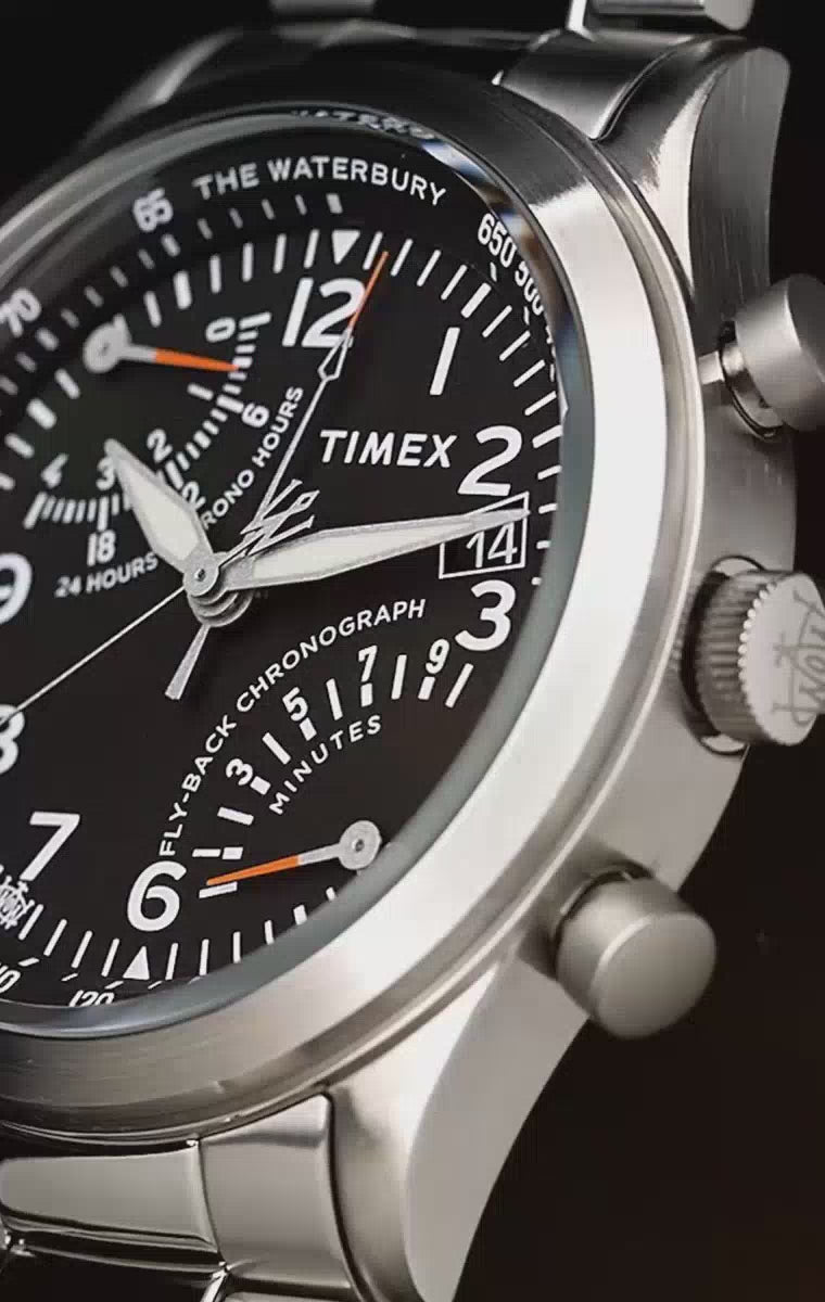 Waterbury Traditional Fly Back Chronograph Video