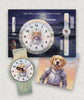 Kit de herramientas de aventura analógico «Timex Tales» animado, que incluye relojes personalizables para imprimir y personajes animales ilustrados.
