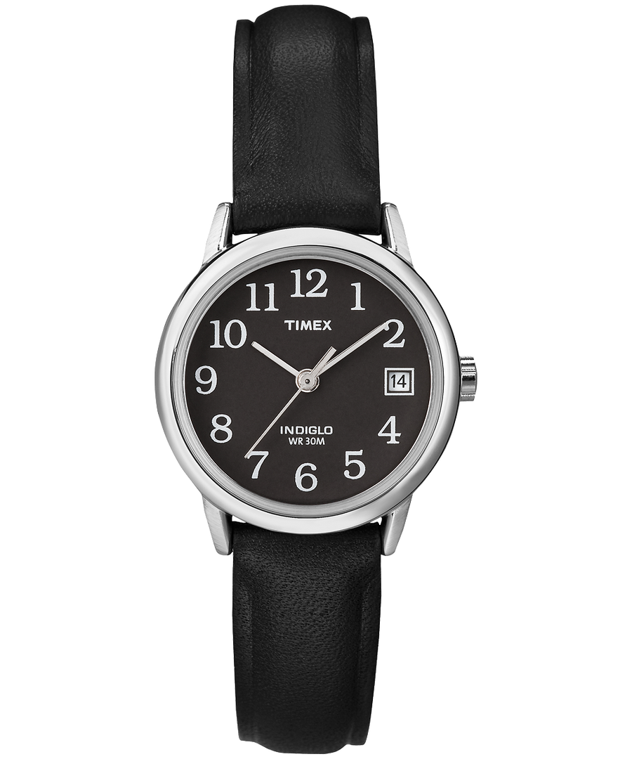 T2N5259J Easy Reader 25mm Leather Strap Watch in Black primary image