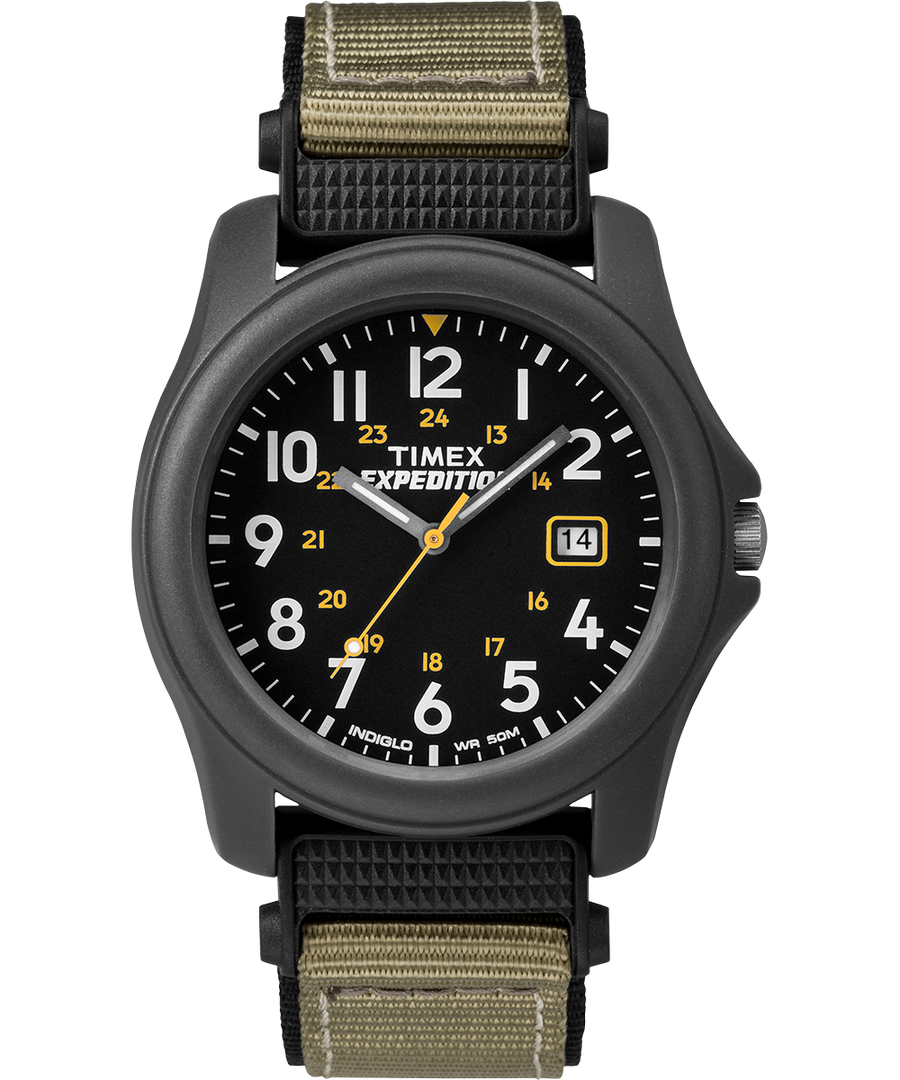 T425719J Expedition Camper 39mm Fabric Strap Watch in Gray primary image