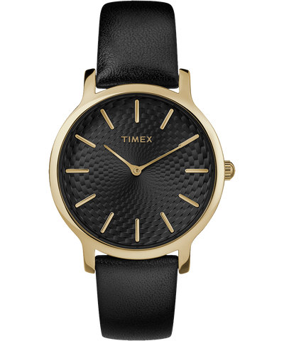 TW2R36400JT Transcend™ 34mm Leather Strap Watch primary image