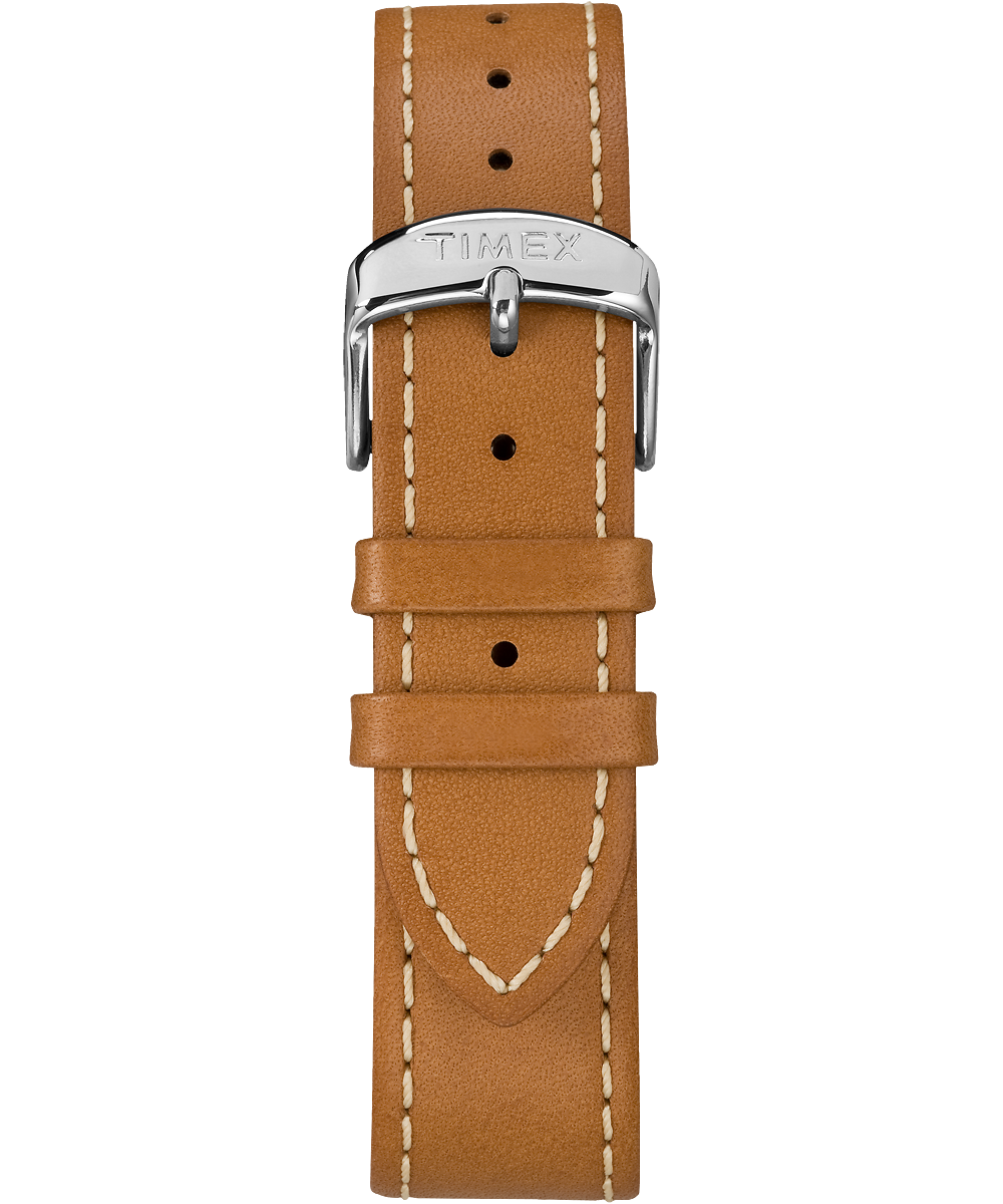 19mm Premium Leather Watch Straps (Brown) | Invella