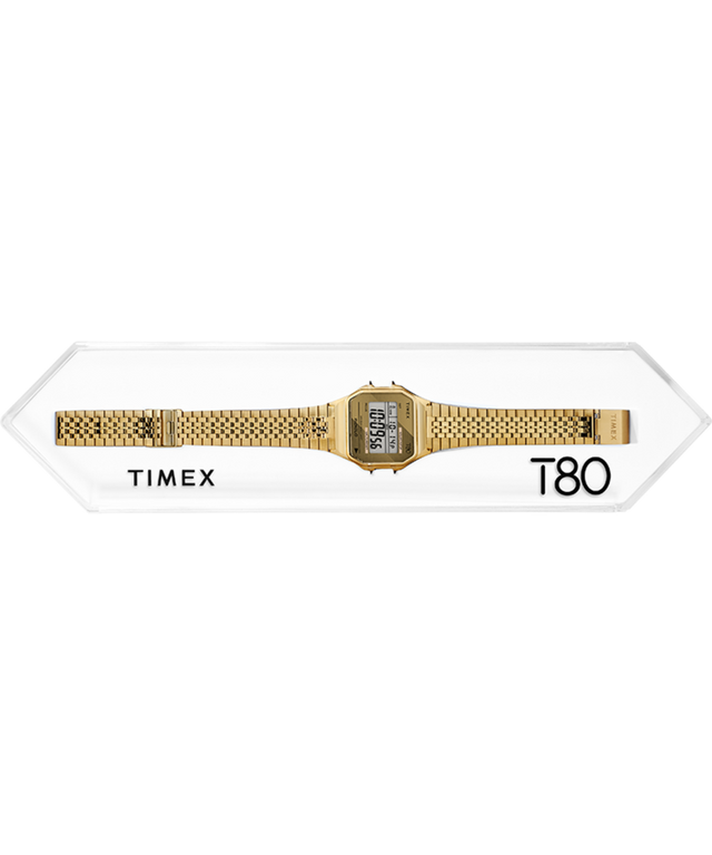 TW2R67000YB Timex T80 34mm Stainless Steel Expansion Band Watch alternate 2 image