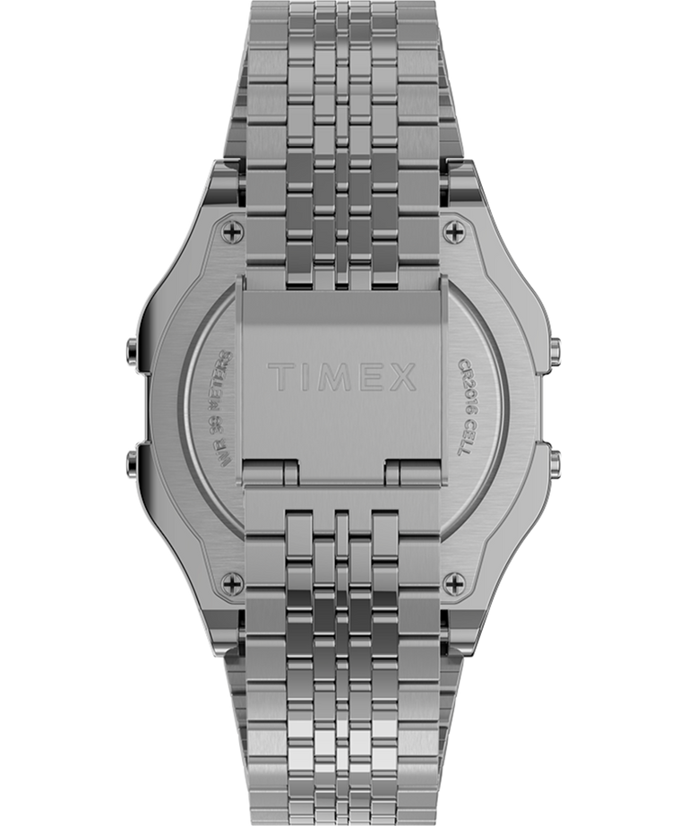 TW2R79300YB Timex T80 34mm Stainless Steel Bracelet Watch strap image
