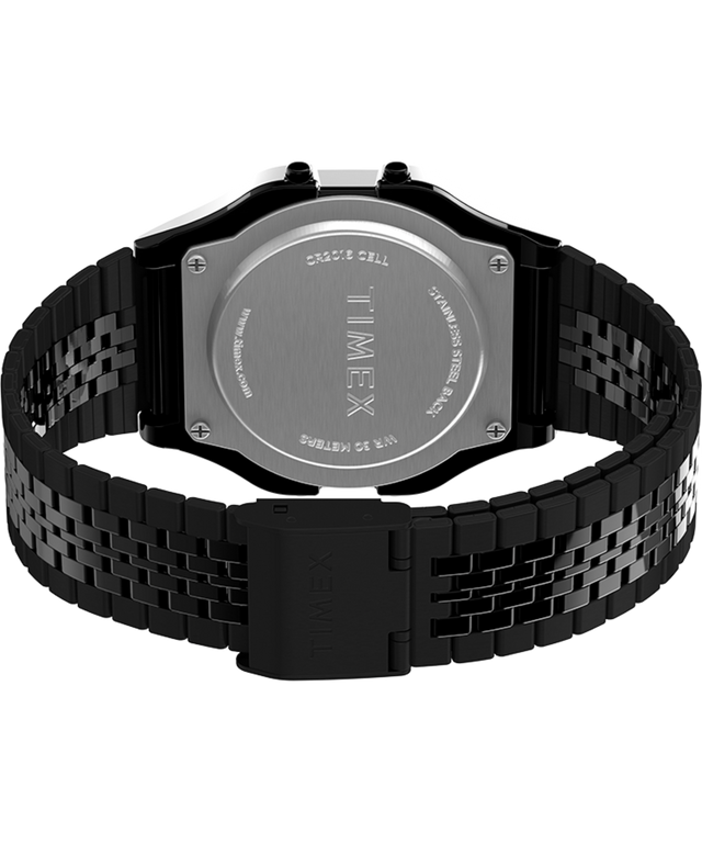 TW2R79400YB Timex T80 34mm Stainless Steel Bracelet Watch caseback image