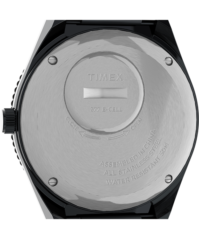 TW2U61600ZV Q Timex Reissue 38mm Stainless Steel Bracelet Watch caseback image