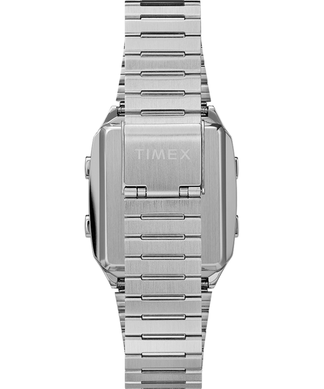 TW2U72400ZV Q Timex Reissue Digital LCA 32.5mm Stainless Steel Bracelet Watch strap image