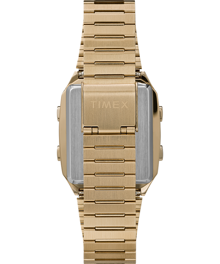 TW2U72500ZV Q Timex Reissue Digital LCA 32.5mm Stainless Steel Bracelet Watch strap image