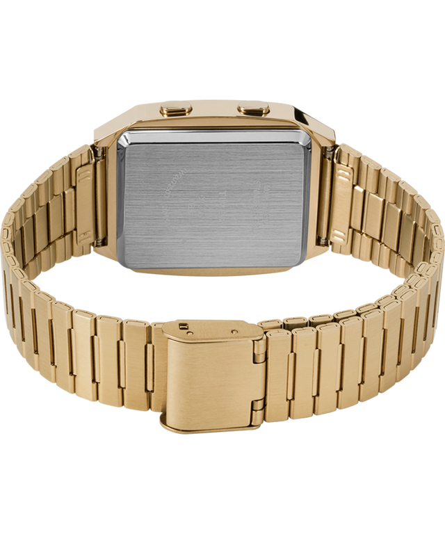 TW2U72500ZV Q Timex Reissue Digital LCA 32.5mm Stainless Steel Bracelet Watch caseback image