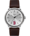 TW2U93200ZV Marlin® Automatic 40mm Leather Strap Watch Featuring Boston Red Sox™ primary image