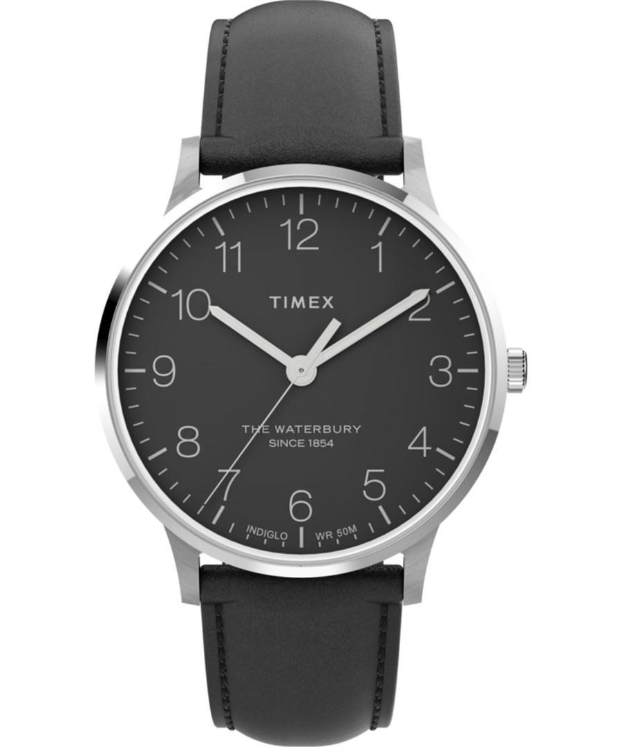 Waterbury Classic 40mm Leather Strap Watch - TW2V01500 | Timex US