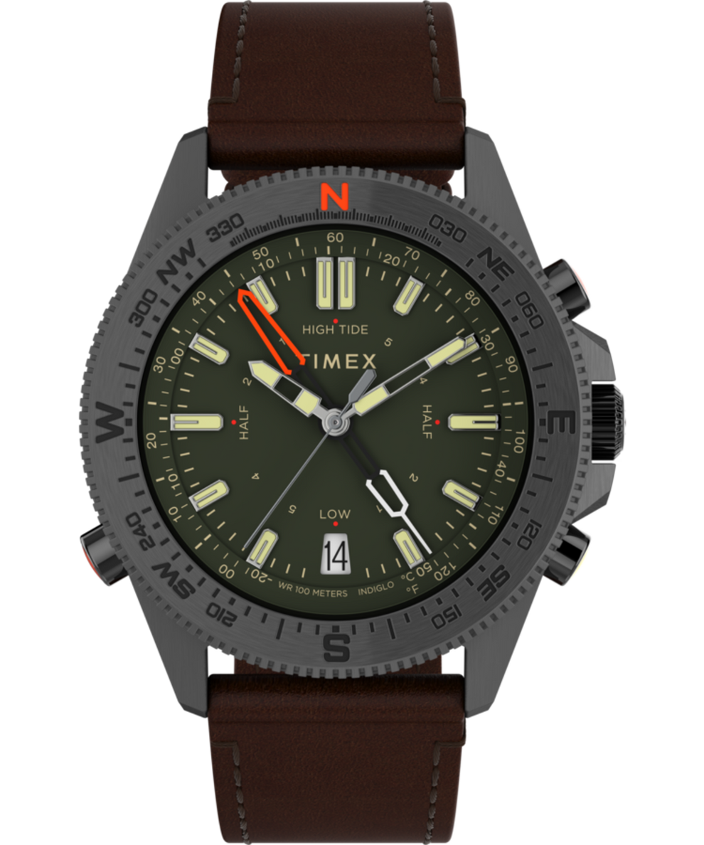 TW2V04000JR Expedition North® Tide-Temp-Compass 43mm Eco-Friendly Leather Strap Watch primary image