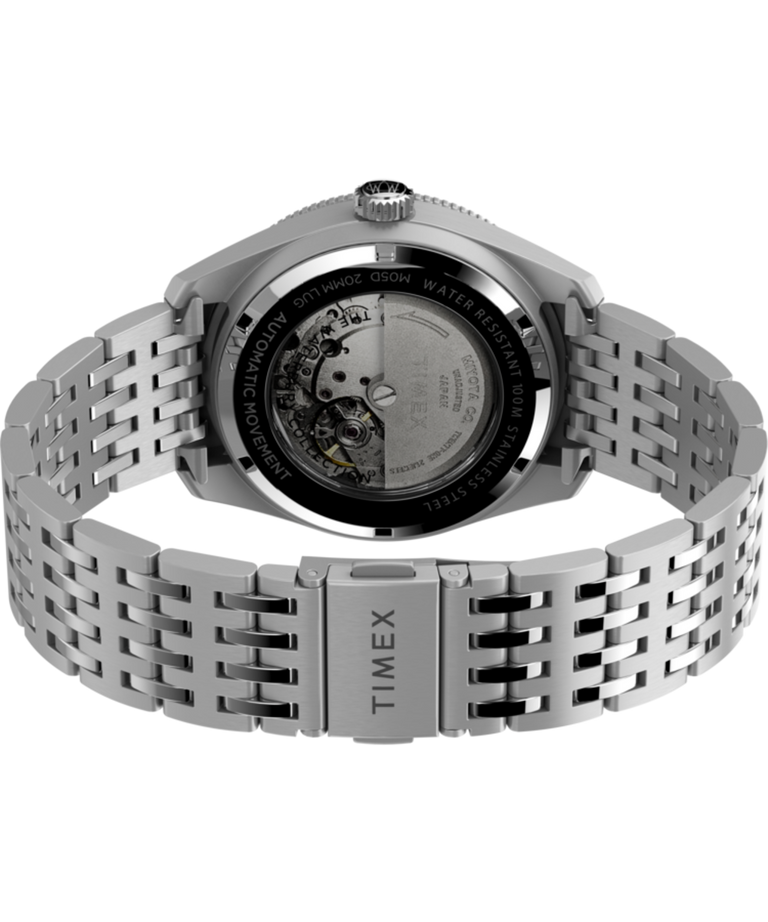 TW2V24900VQ Waterbury Dive Automatic 40mm Stainless Steel Bracelet Watch back (with strap) image