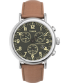 TW2V27500VQ Timex Standard Chronograph 41mm Leather Strap Watch primary image