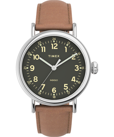 TW2V27700VQ Timex Standard 40mm Leather Strap Watch primary image