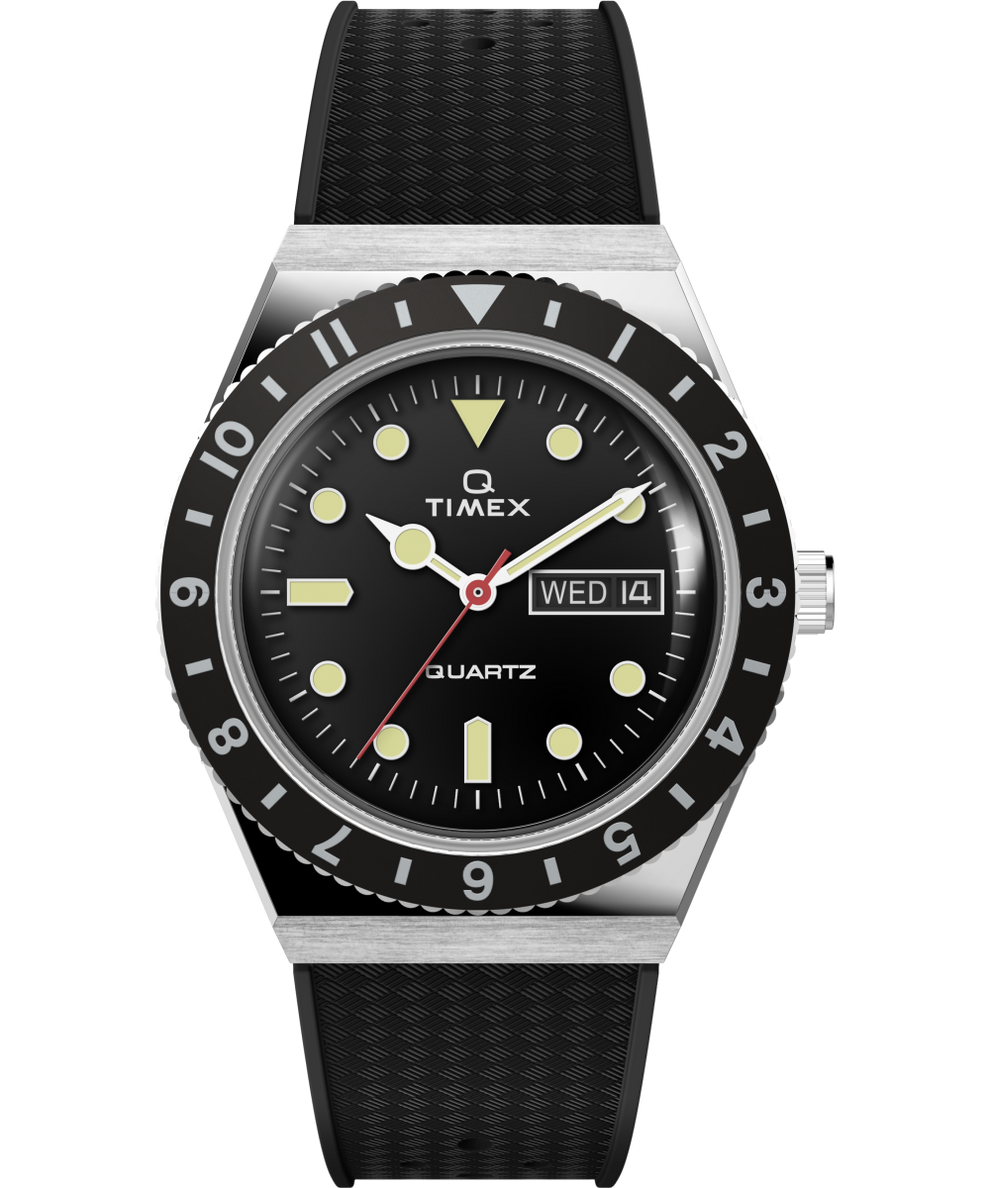 TW2V32000ZV Q Timex 38mm Synthetic Rubber Strap Watch primary image