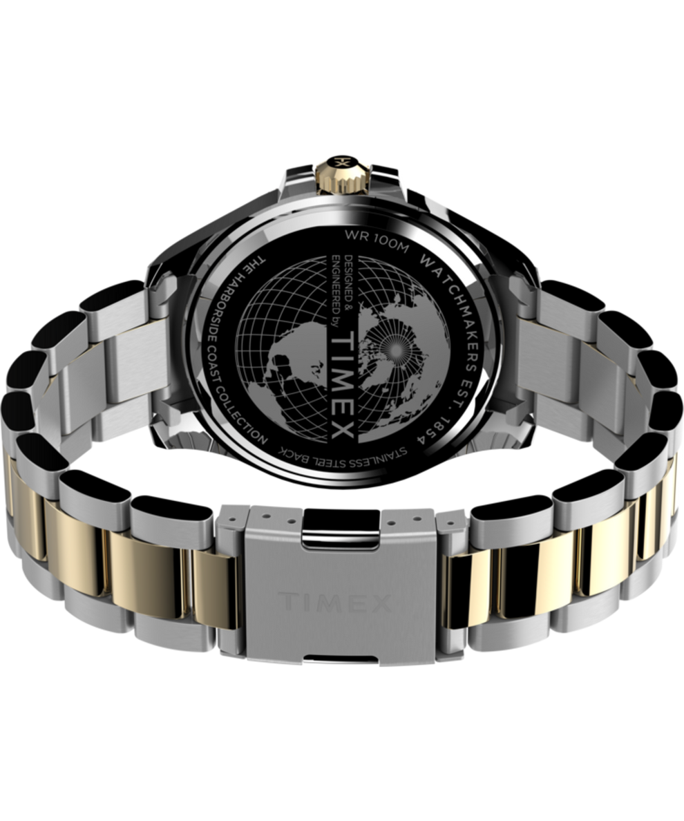 Harborside Coast 43mm Timex Steel US Stainless Watch - TW2V42000 Bracelet 