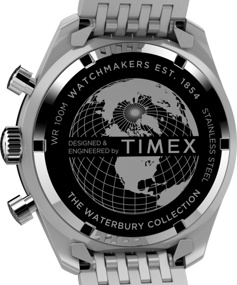 Waterbury Chronograph 41mm Stainless Steel Bracelet Watch