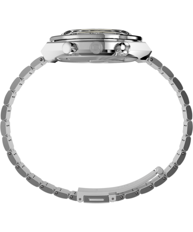 Timex Men's Q Chronograph Stainless Steel Bracelet Watch