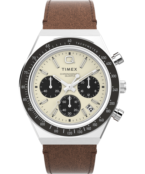 Q Timex Chronograph 40mm Leather Strap Watch - TW2V42800 | Timex US