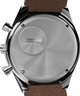 TW2V42800ZV Q Timex Chronograph 40mm Leather Strap Watch caseback image