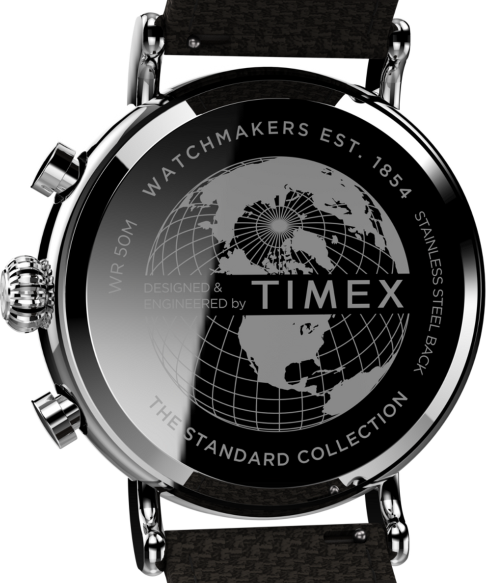 TW2V43800VQ Timex Standard Chronograph 41mm Fabric Strap Watch caseback image
