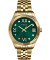 Timex Fria Women's Green Dial Round Case 2 Hands Function Watch -TWEL14303 Product Image