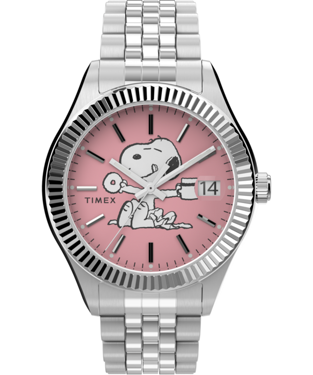 TW2V47400VQ Timex Legacy x Peanuts 34mm Stainless Steel Bracelet Watch primary image
