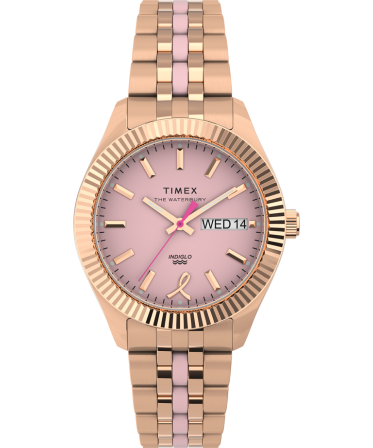 TW2V52600VQ Timex Legacy Boyfriend x BCRF 36mm Stainless Steel Bracelet Watch primary image