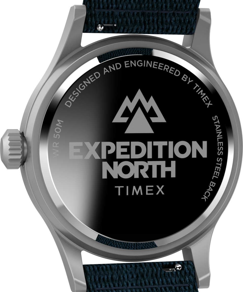 TW2V65600JR Expedition North® Sierra 40mm Recycled Materials Fabric Strap Watch caseback image
