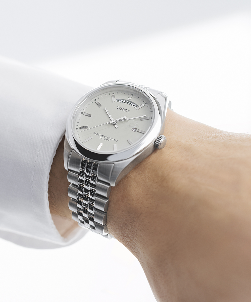 Timex Women's TW2T58600 Analog 30mm Silver-Tone Bracelet Watch with  Swarovski Crystals - Walmart.com