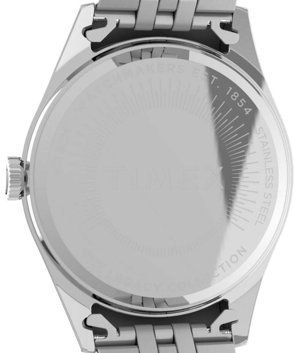 TW2V68400VQ Legacy Day and Date 36mm Stainless Steel Bracelet Watch caseback image
