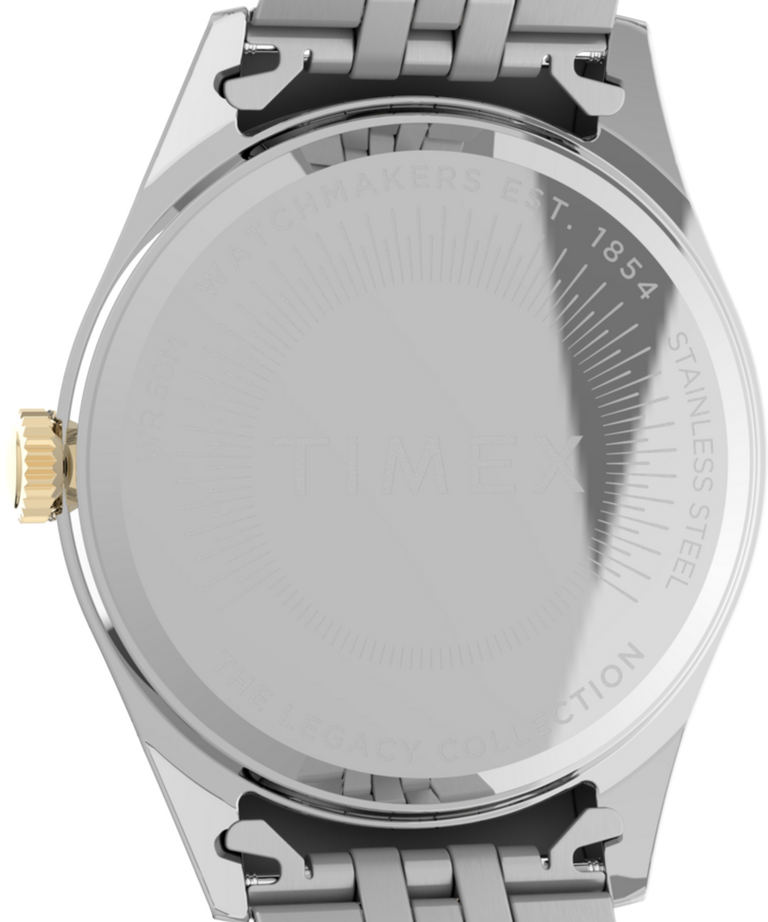TW2V68500VQ Legacy Day and Date 36mm Stainless Steel Bracelet Watch caseback image