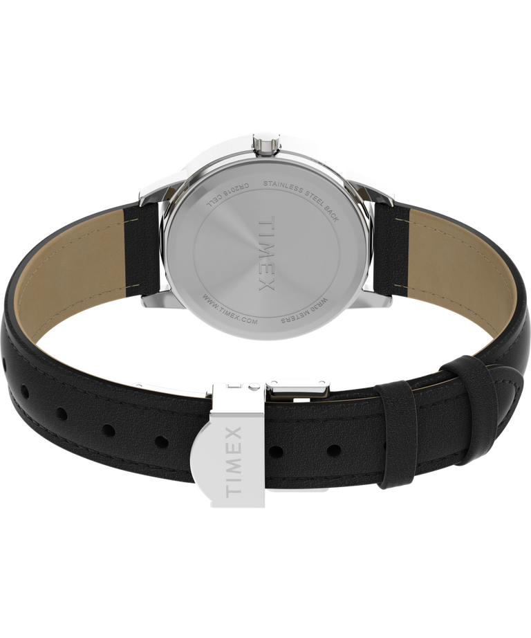 TW2V69100JT Easy Reader® 30mm One-Time Adjustable Leather Strap Watch back (with strap) image