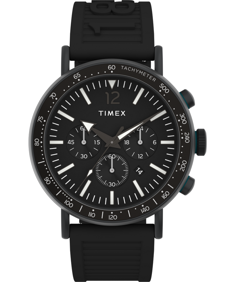 TW2V71900VQ Timex Standard Tachymeter Chronograph 43mm Eco-Friendly Resin Strap Watch primary image