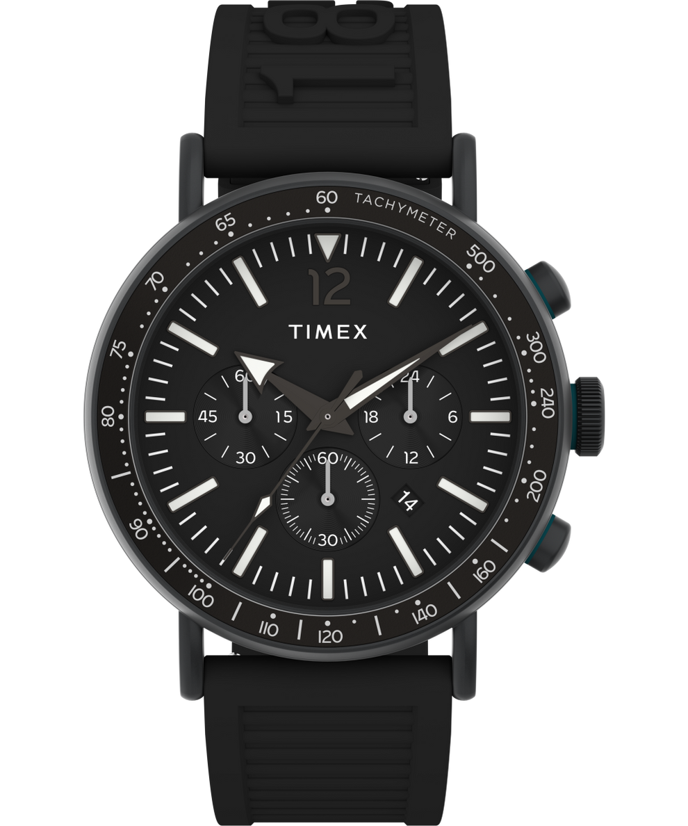 TW2V71900VQ Timex Standard Tachymeter Chronograph 43mm Eco-Friendly Resin Strap Watch primary image
