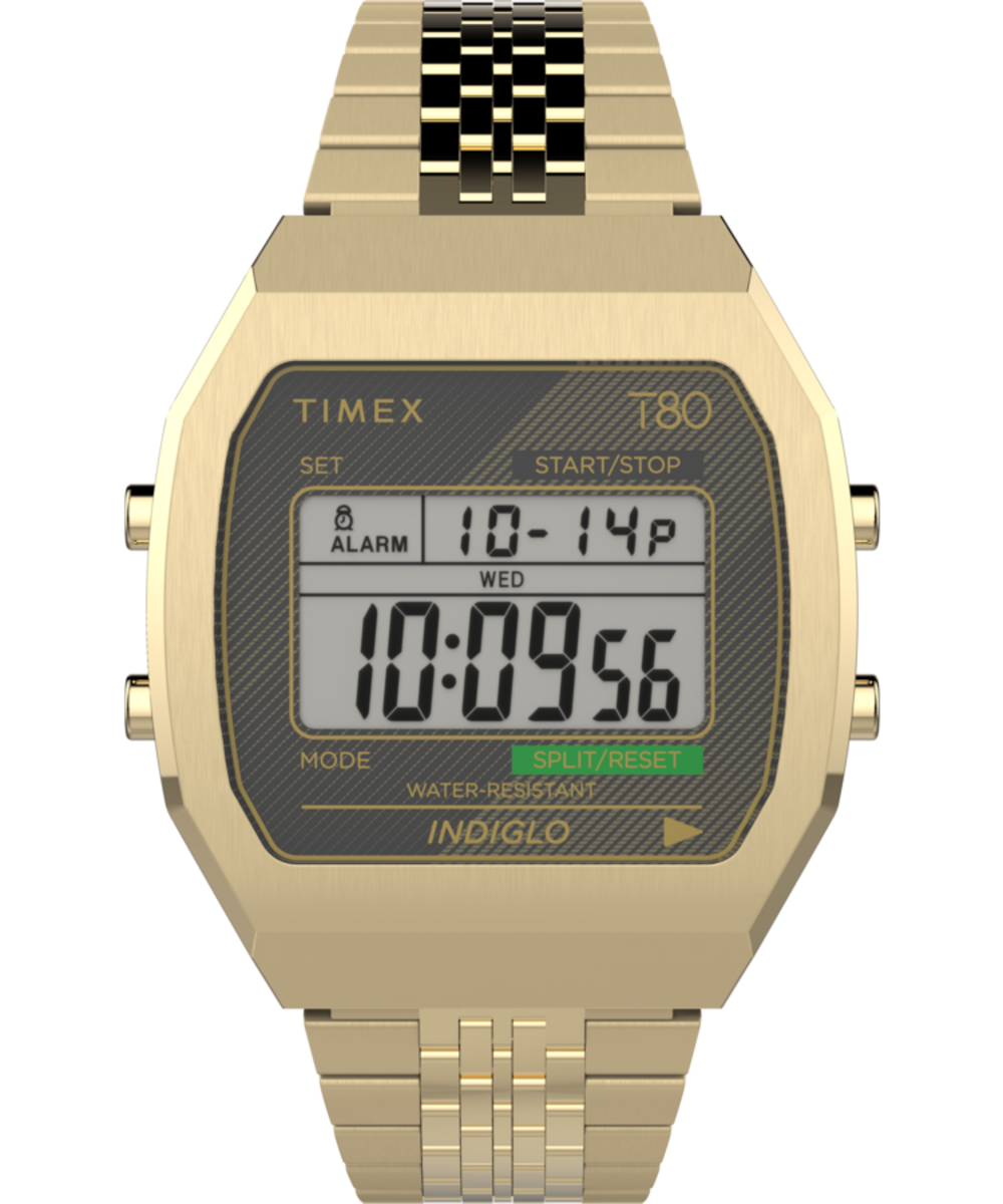 Timex T80 34mm Stainless Steel Bracelet Watch - BUNKER