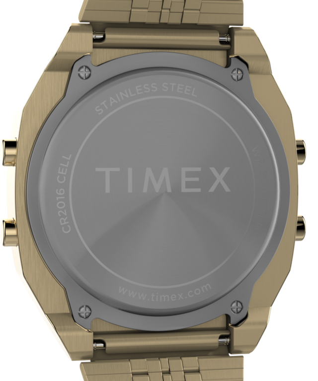 TW2V74300YB Timex T80 Steel 36mm Stainless Steel Bracelet Watch caseback image