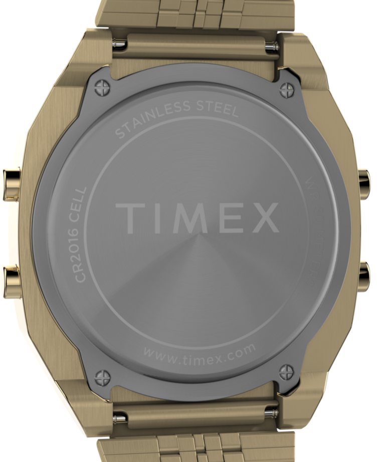 TW2V74300YB Timex T80 Steel 36mm Stainless Steel Bracelet Watch caseback image