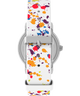 TW2V77600JT Timex X Peanuts Rainbow Paint 36mm Silicone Strap Watch strap image