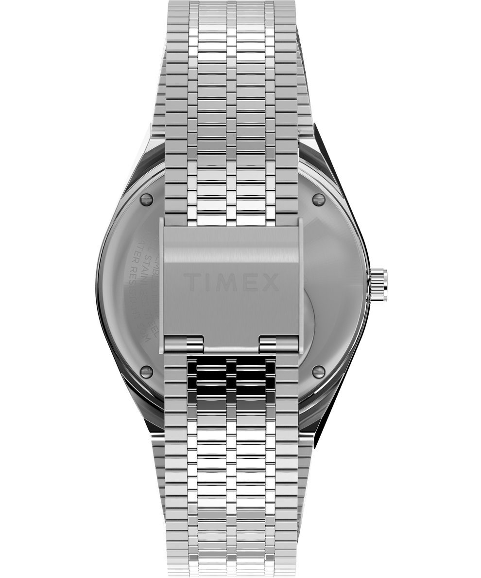 TW2V92100 Timex x seconde/seconde/ Episode #1 38mm Stainless Steel Bracelet Watch Strap Image