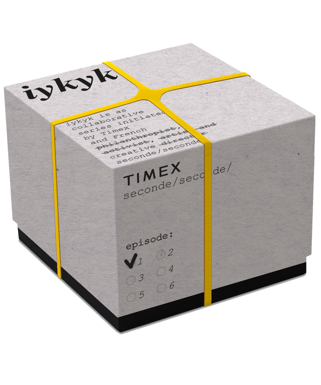 TW2V92100 Timex x seconde/seconde/ Episode #1 38mm Stainless Steel Bracelet Watch Alternate Image 2