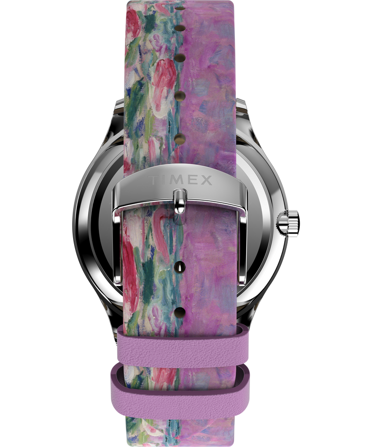 TW2W24900 Timex x The MET Klimt 40mm Leather Strap Watch Strap Image