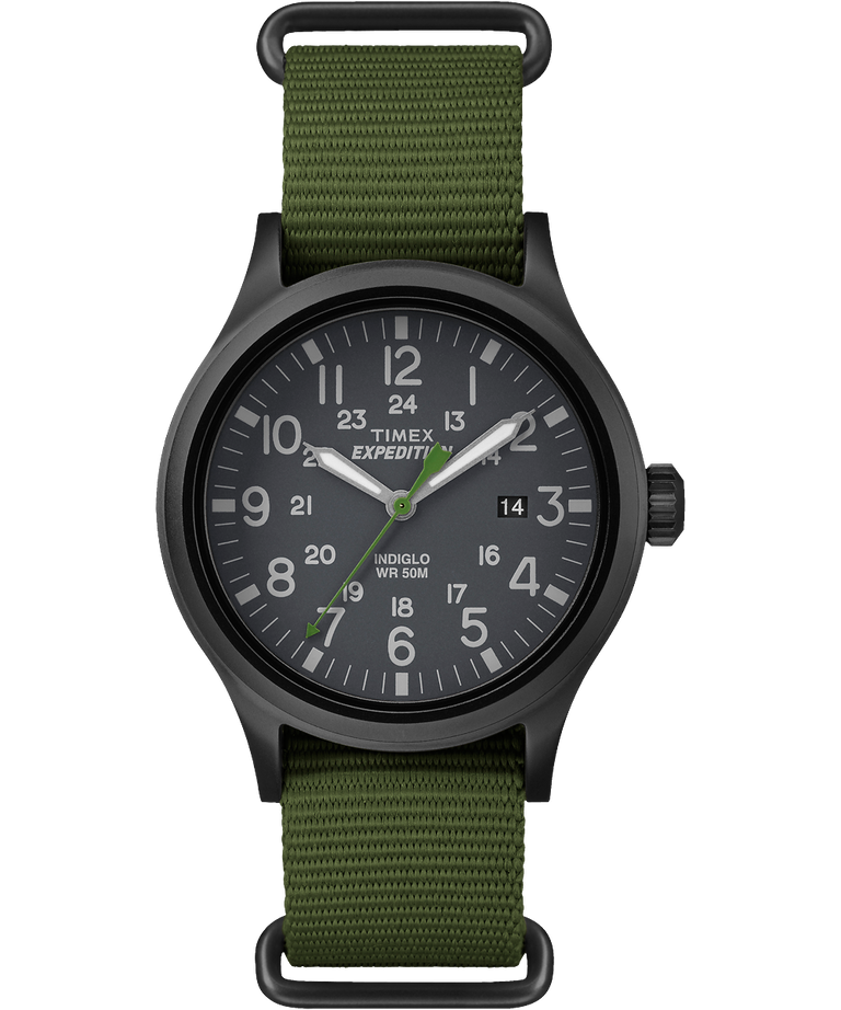 TW4B047009J Expedition Scout 40mm Fabric Strap Watch in Green primary image
