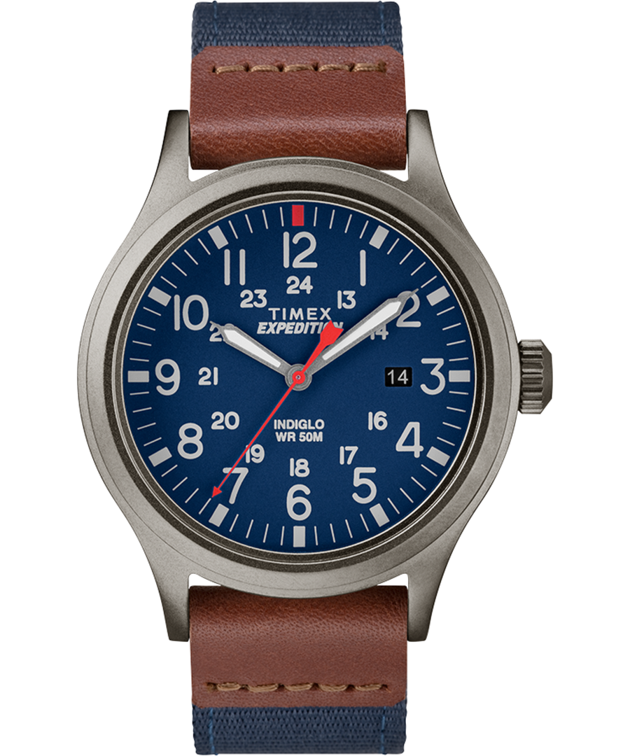 TW4B14100JT Expedition Scout 40mm Fabric Strap Watch in Blue primary image