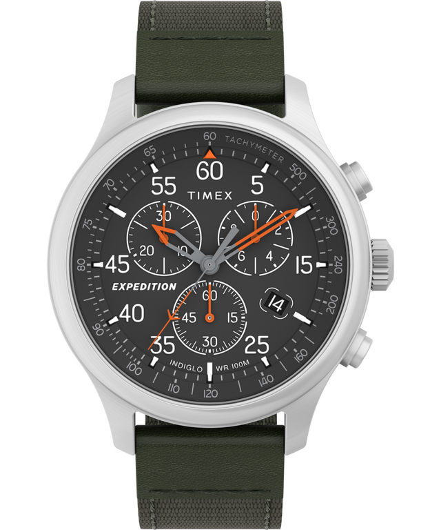 TW4B26700WX Expedition® Field Chronograph 43mm Mixed Material Strap Watch primary image