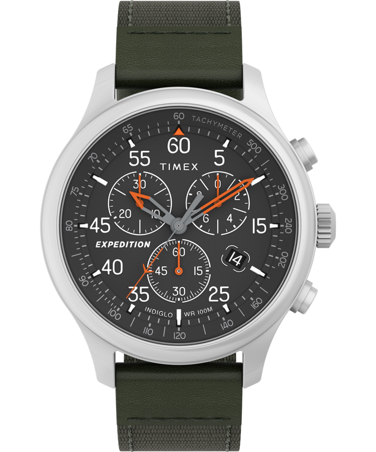 TW4B26700WX Expedition® Field Chronograph 43mm Mixed Material Strap Watch primary image